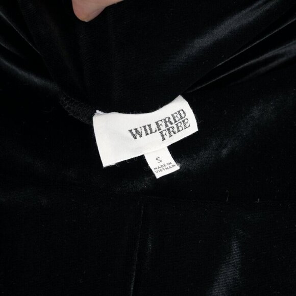 Aritzia | Wilfred Free Daria Velvet Black Pant Leggings | XS - Picture 3 of 6